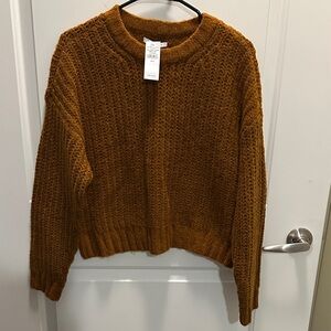American Eagle Outfitters Mustard Knit Sweater